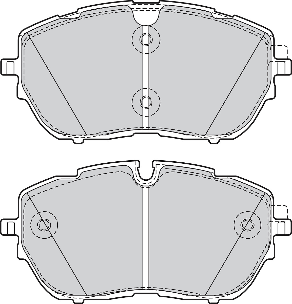BRAKE PADS FIRST PEUG 308 II 09.13 FR